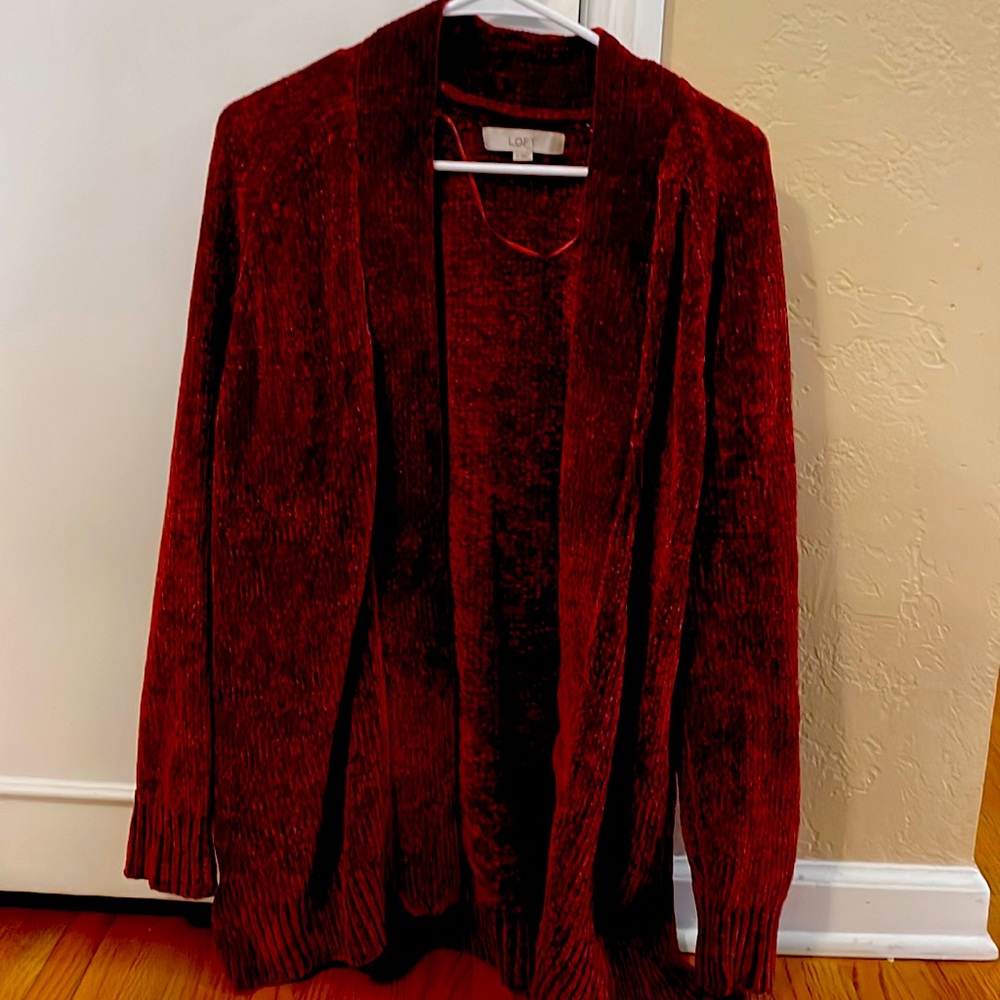 Like New! Loft soft comfy cardigan sweater Sz M